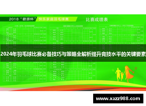 2024年羽毛球比赛必备技巧与策略全解析提升竞技水平的关键要素