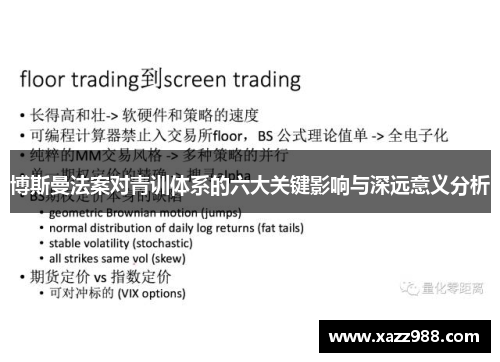 博斯曼法案对青训体系的六大关键影响与深远意义分析
